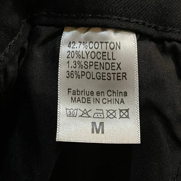 High Waist Bell Bottom Black Size Medium - Picture 5 of 5